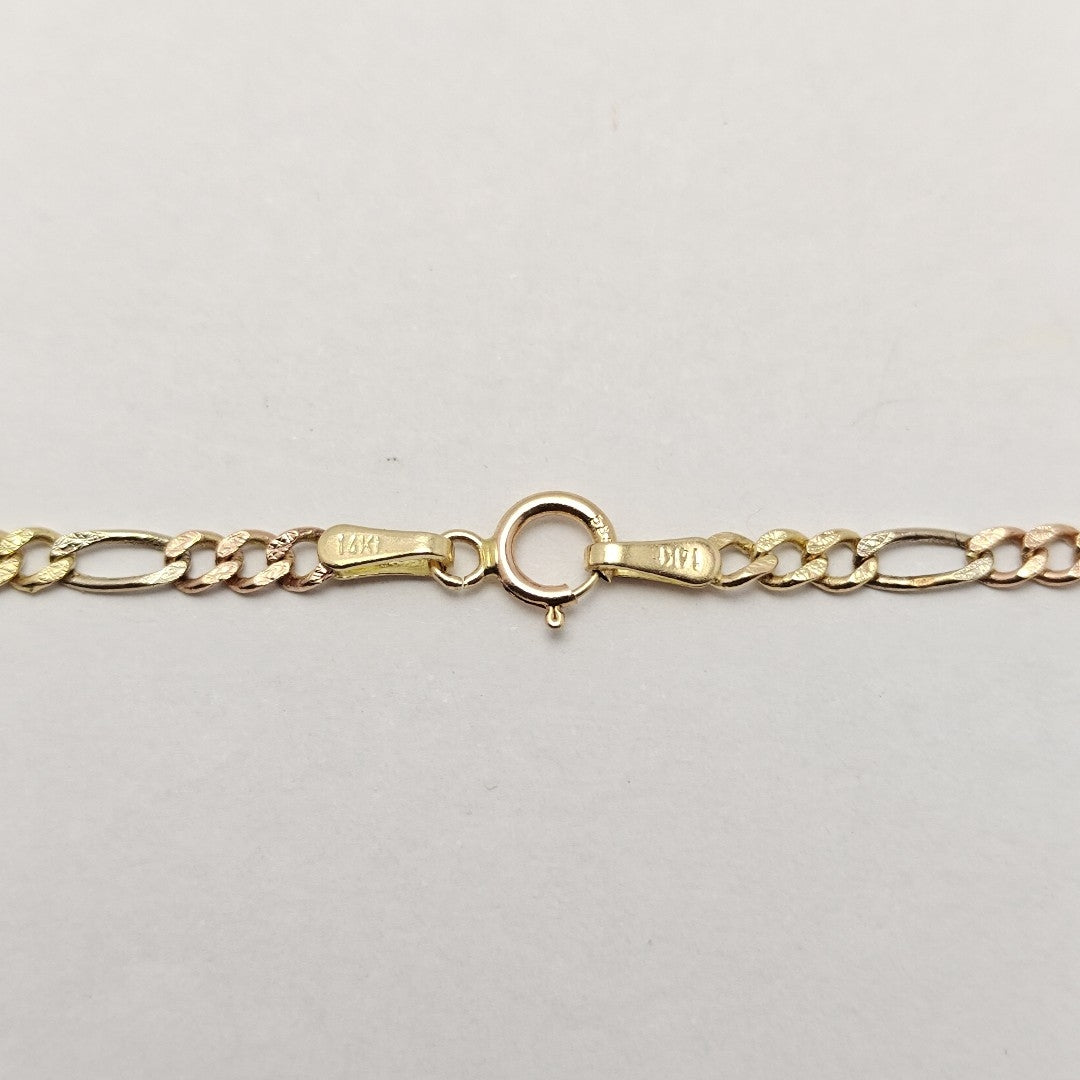 CADENA ORO COMBINADO 10 K 2,10 GRMS (SEMINUEVO)
