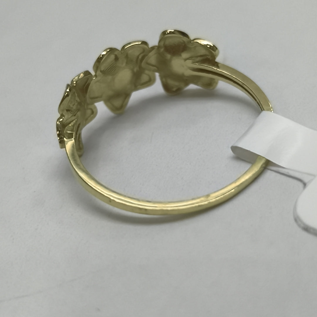 ANILLOS ANILLITO FIG FLORES 10K TALLA 7 1.2 GR (NUEVO)