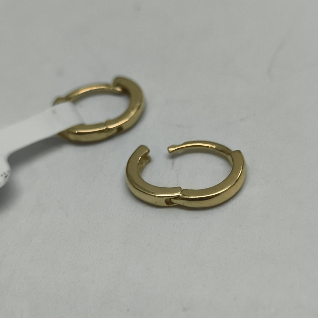 ARETES HUGGIE 14K 1.3 GR (NUEVO)