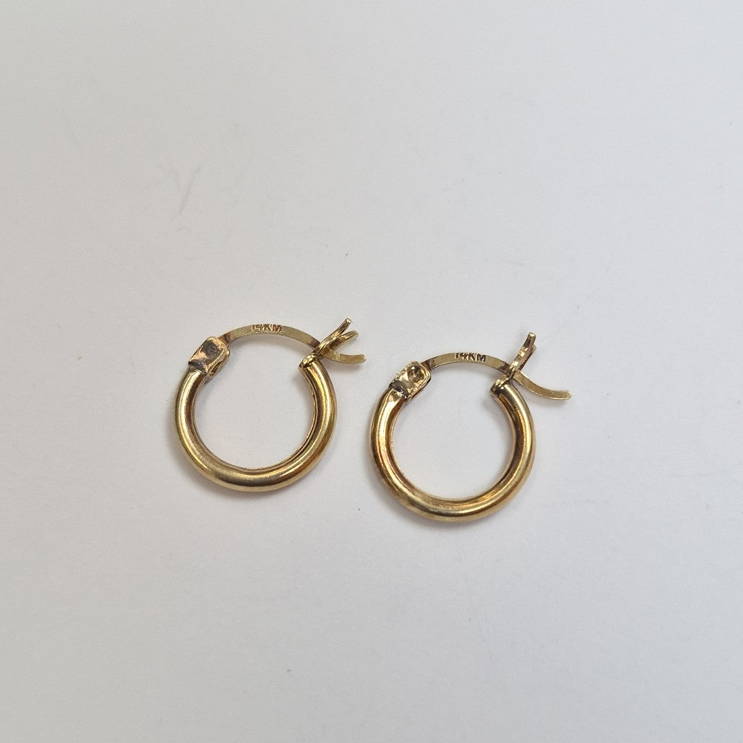 ARRACADAS PAR ORO 14 K 1.1 GRMS (SEMINUEVO)