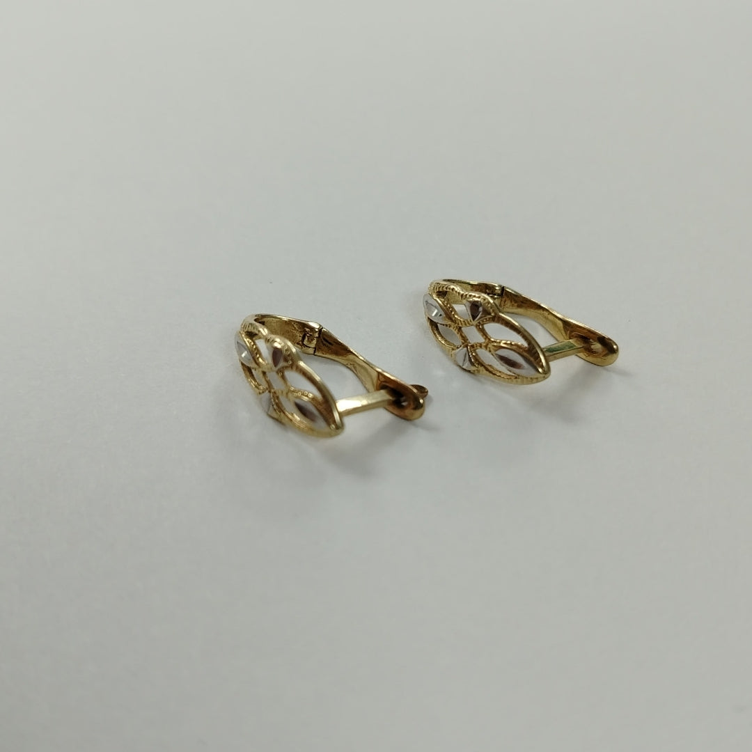 ARETES PAR ORO 14 K 2,00 GRMS (SEMINUEVO)