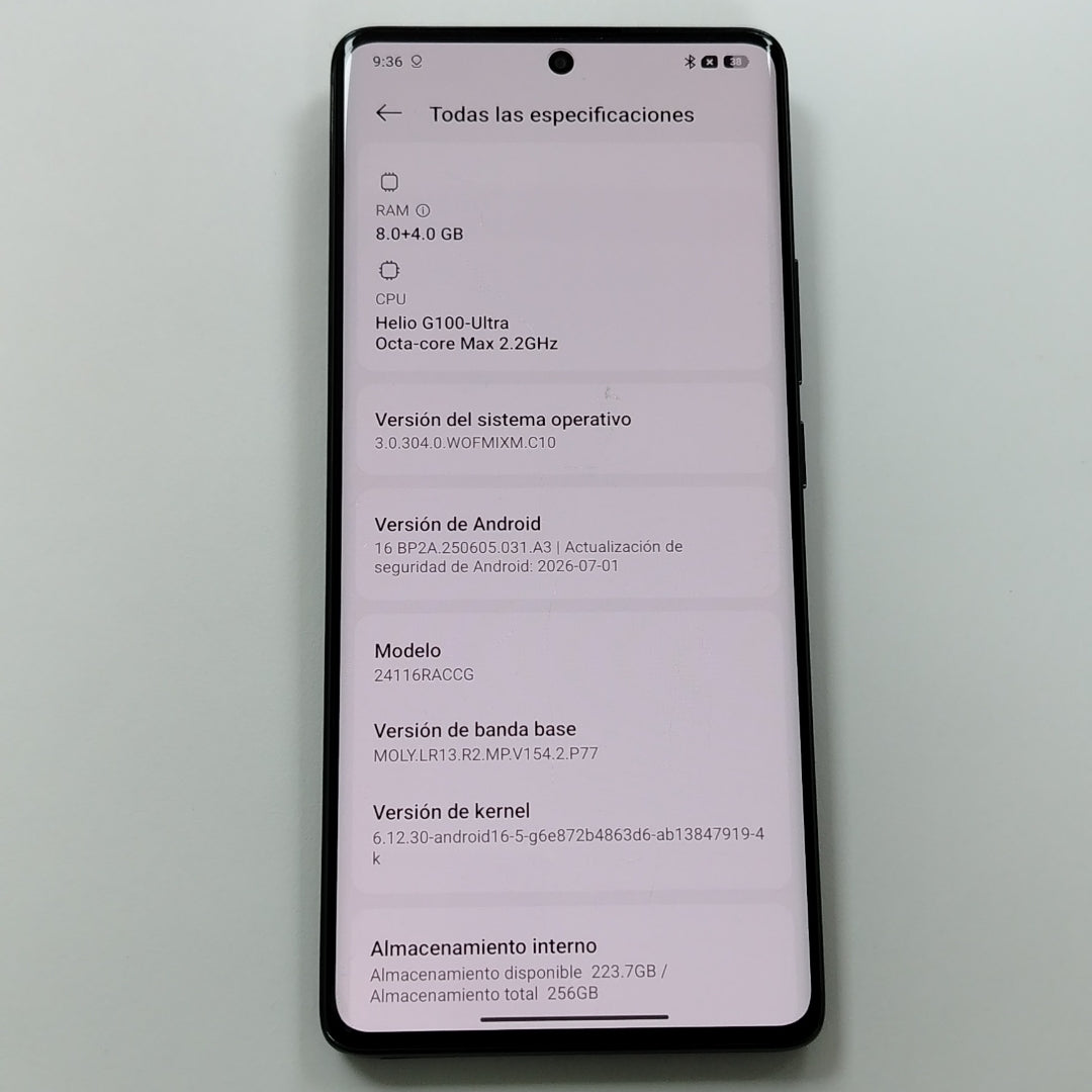 CELULAR XIAOMI REDMI NOTE 14 PRO 24116RACCG (2024) 256 GB 8 GB RAM (SEMINUEVO)