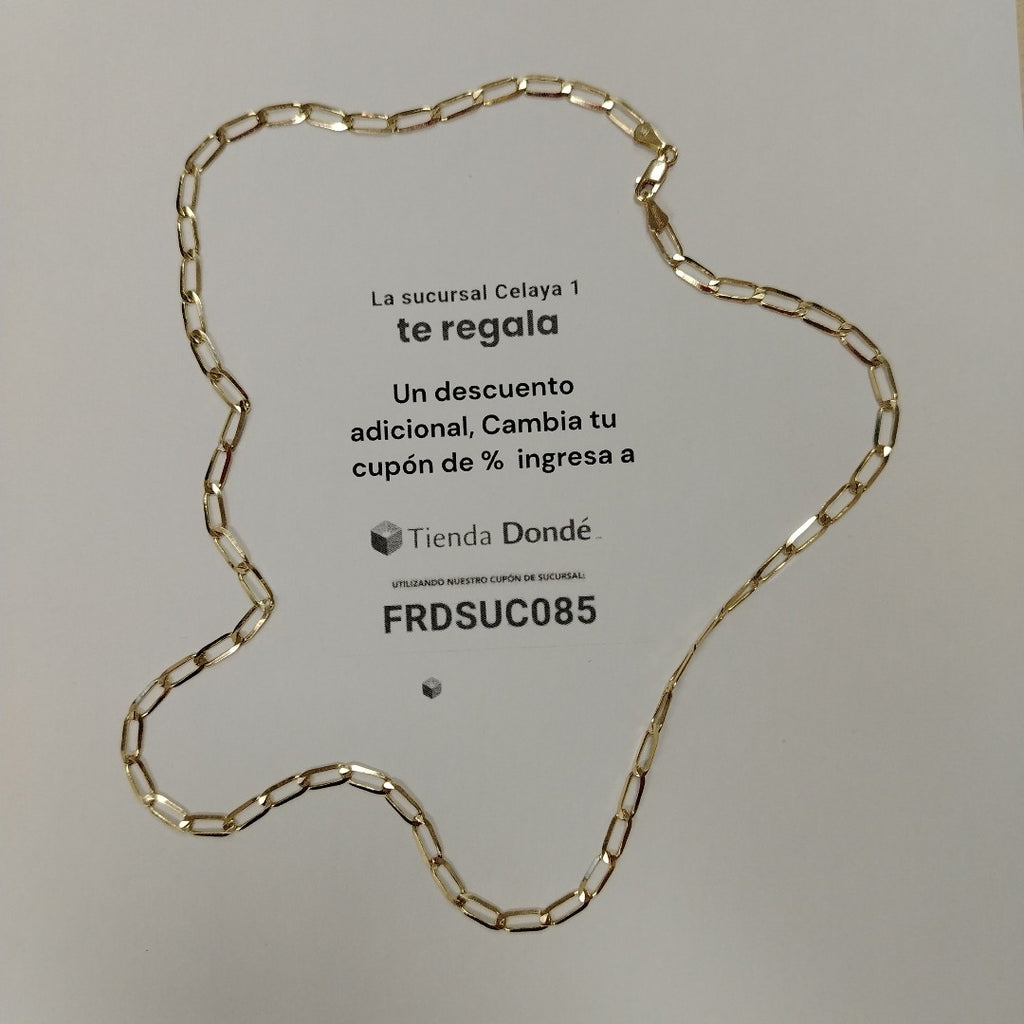 CADENA ESLABONES 14K 55 CM 10 GR (NUEVO)
