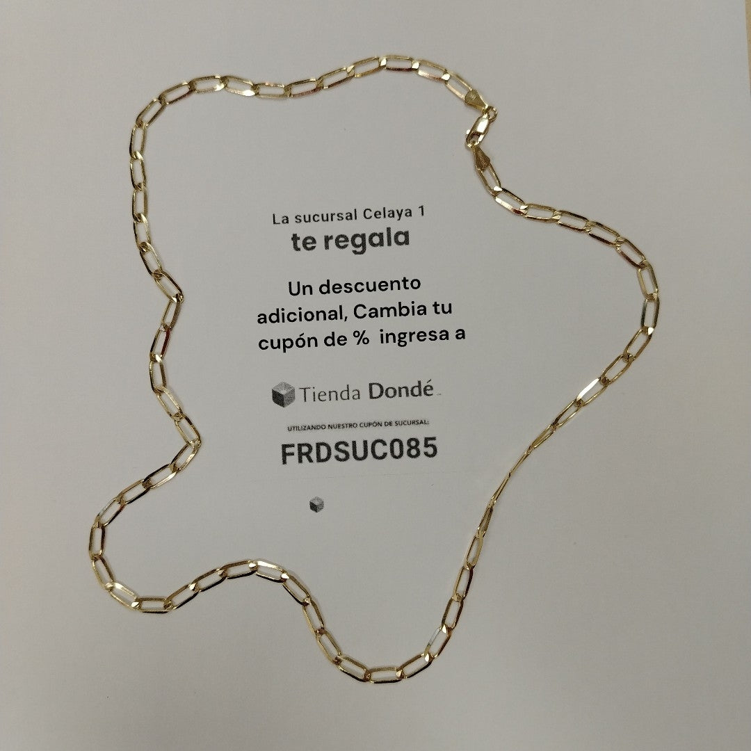 CADENA ESLABONES 14K 55 CM 10 GR (NUEVO)