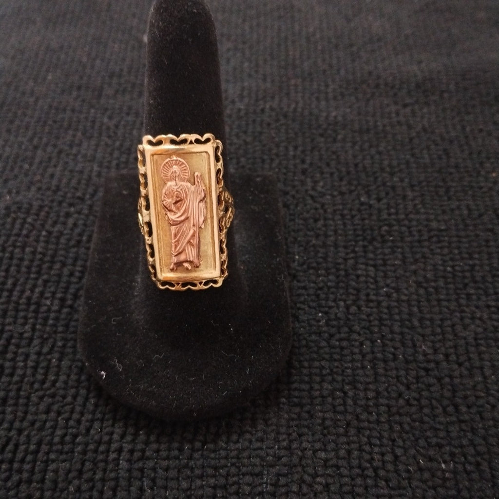 ANILLITO ORO COMBINADO 10 K 4,30 GRMS (SEMINUEVO)