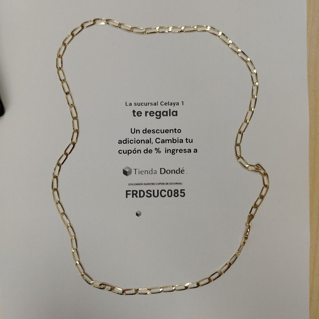 CADENA ESLABONES 14K 60 CM 10.6 GR (NUEVO)