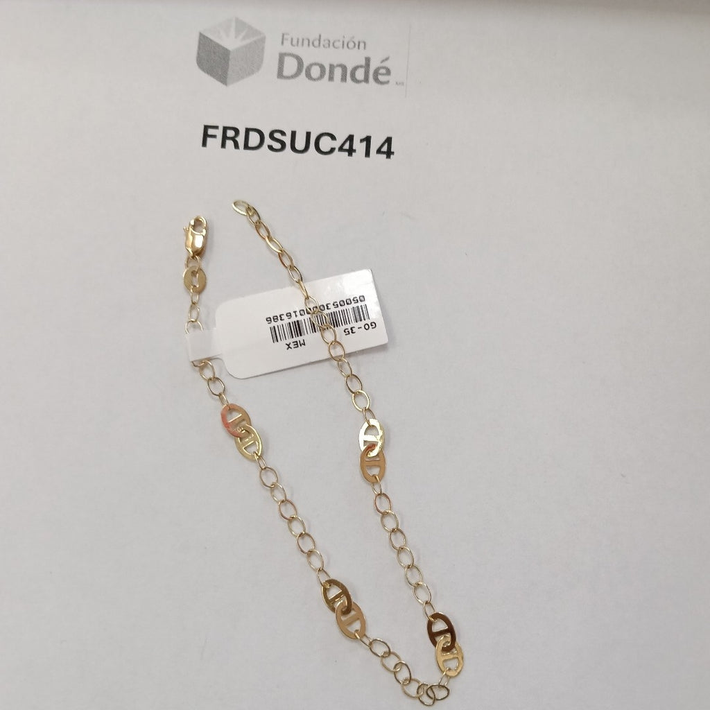 PULSERA ESPECIAL 14K 21 CM 1.8 GR (NUEVO)