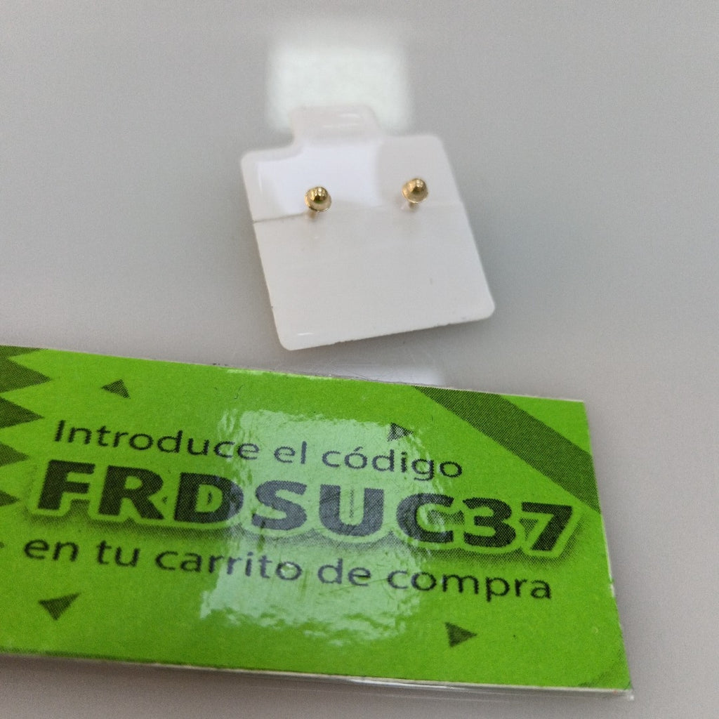 BROQUELES BROQUEL C CIRCONIA 14K 0.27 GR (NUEVO)