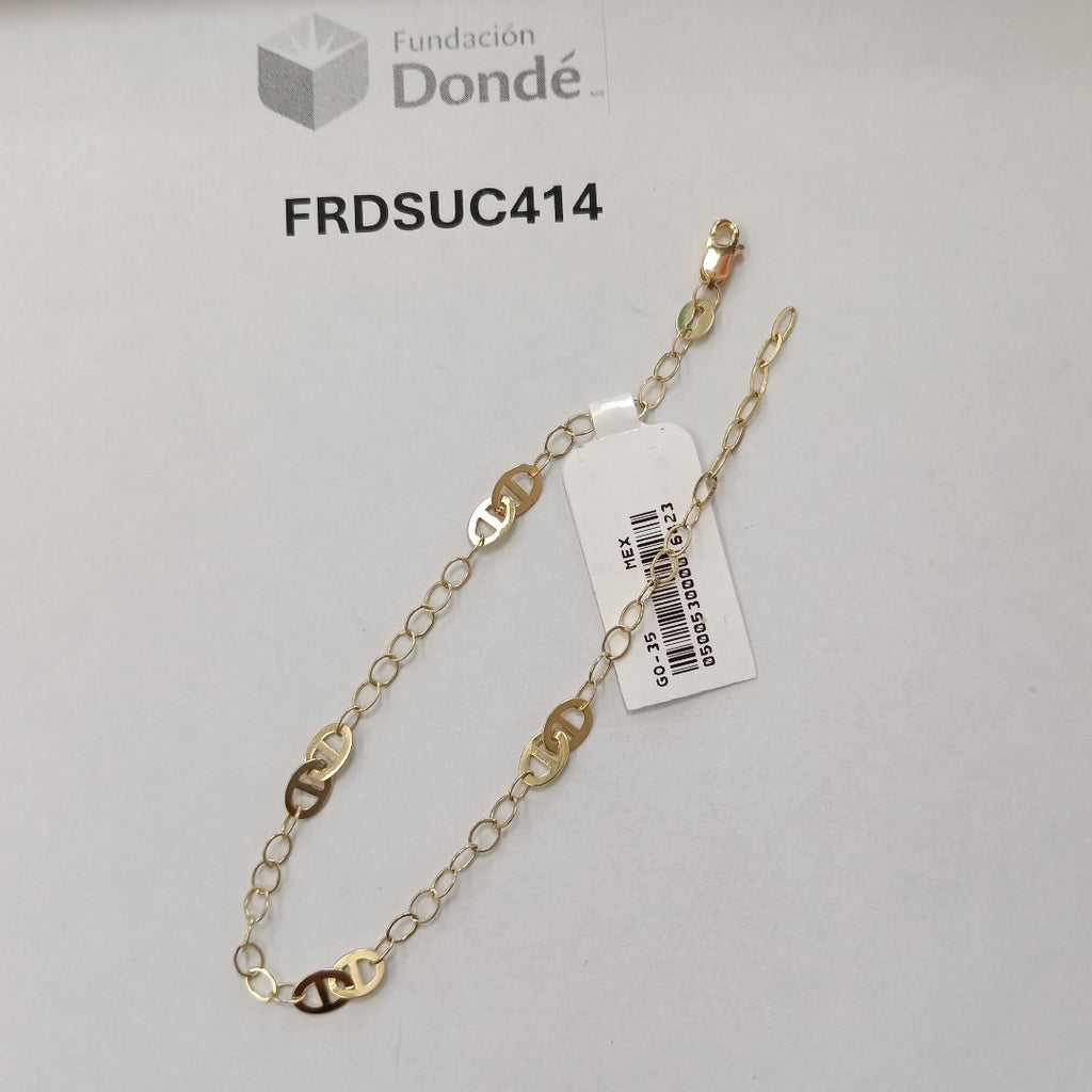 PULSERA ESPECIAL 14K 21 CM 1.9 GR (NUEVO)