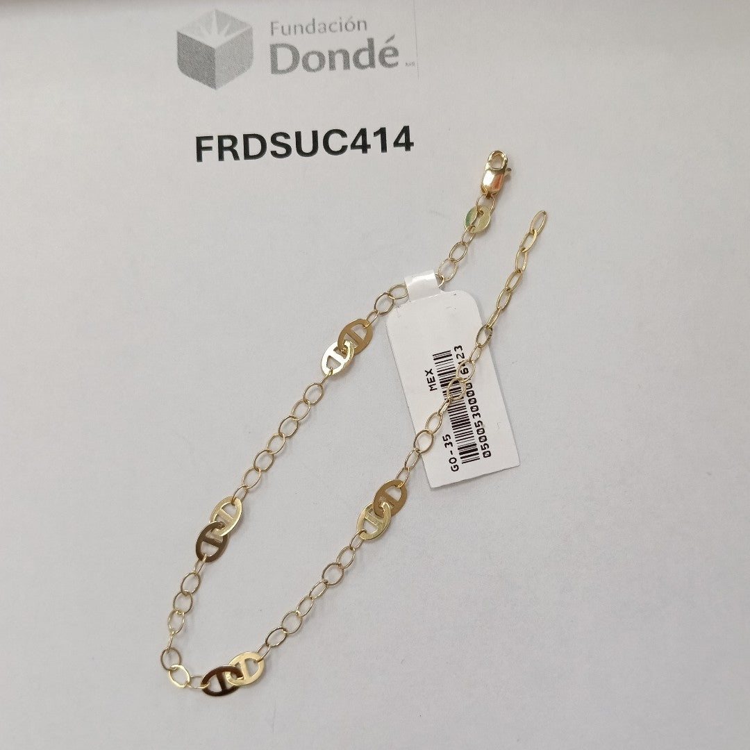 PULSERA ESPECIAL 14K 21 CM 1.9 GR (NUEVO)