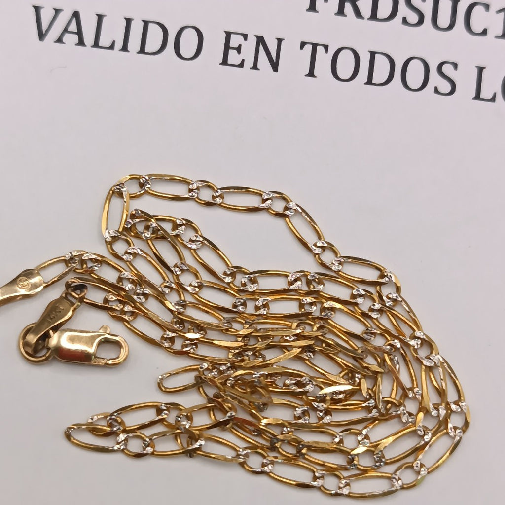 CADENA ORO 14 K 3.8 GRMS (SEMINUEVO)