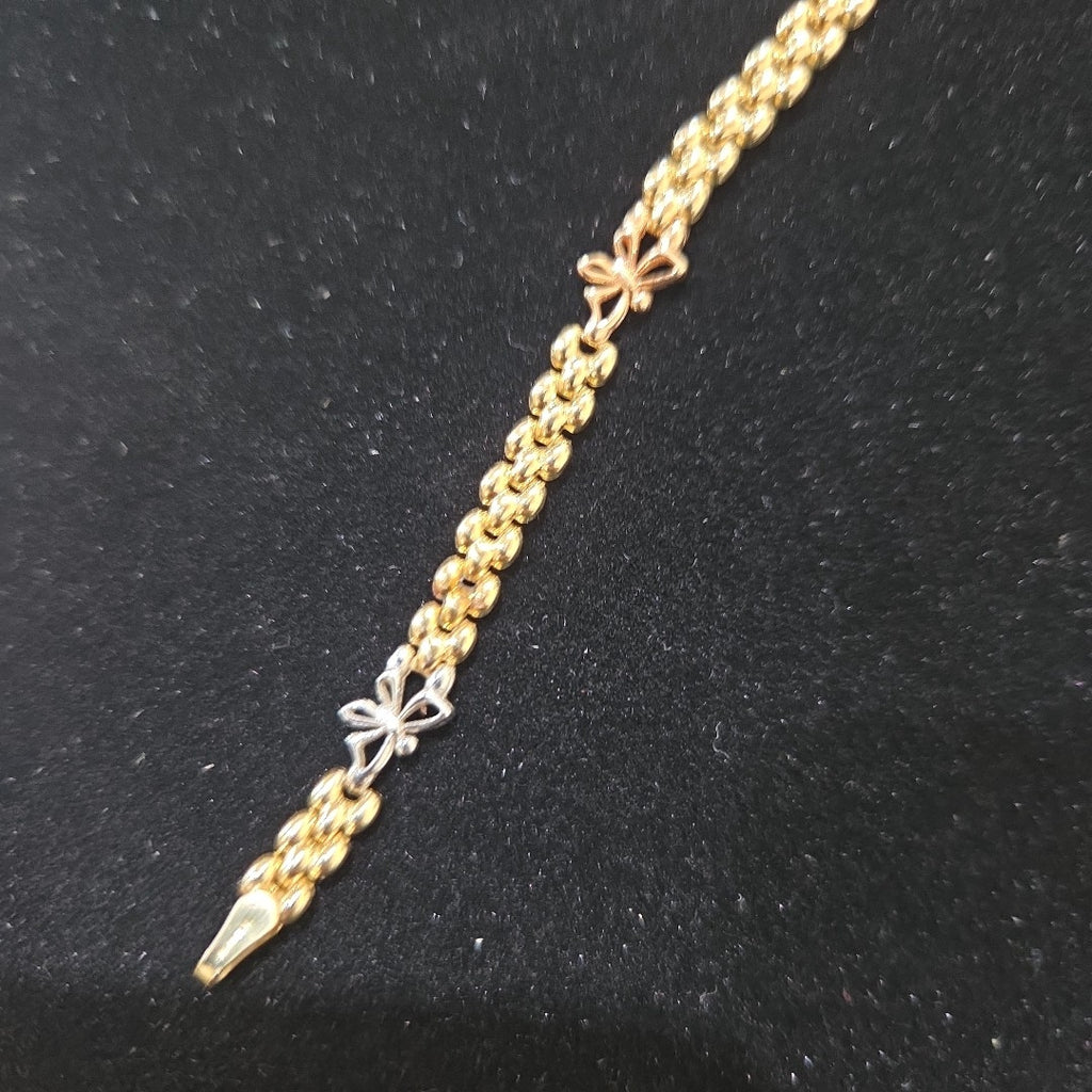 PULSERA RIGIDA ORO 14 K 4.4 GRMS (SEMINUEVO)