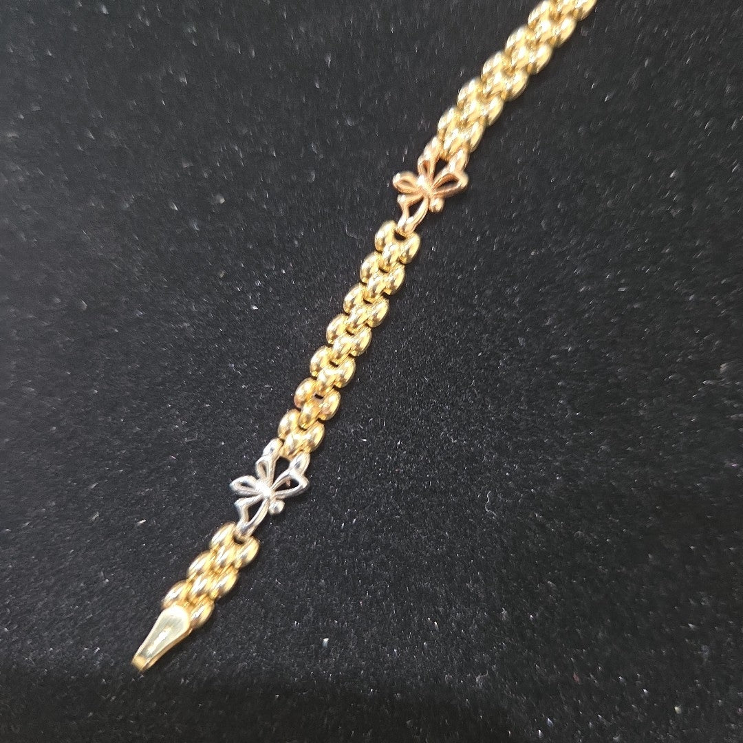 PULSERA RIGIDA ORO 14 K 4.4 GRMS (SEMINUEVO)