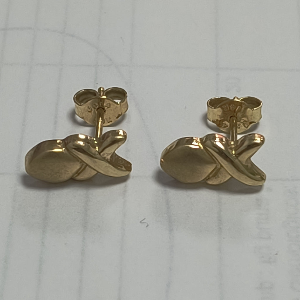 ARETES PAR ORO 14 K 1.6 GRMS (SEMINUEVO)