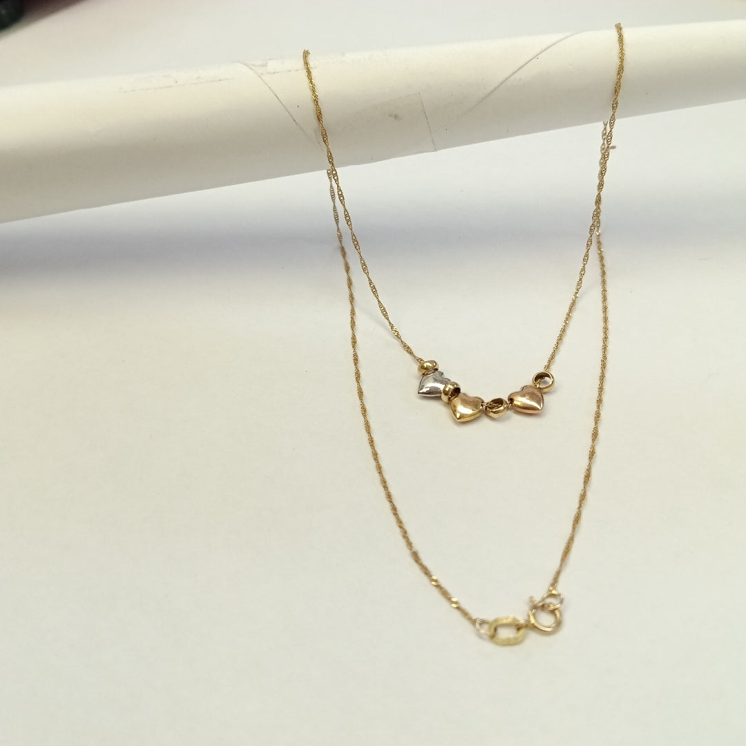 CADENA ORO 14 K 1.3 GRMS (SEMINUEVO)