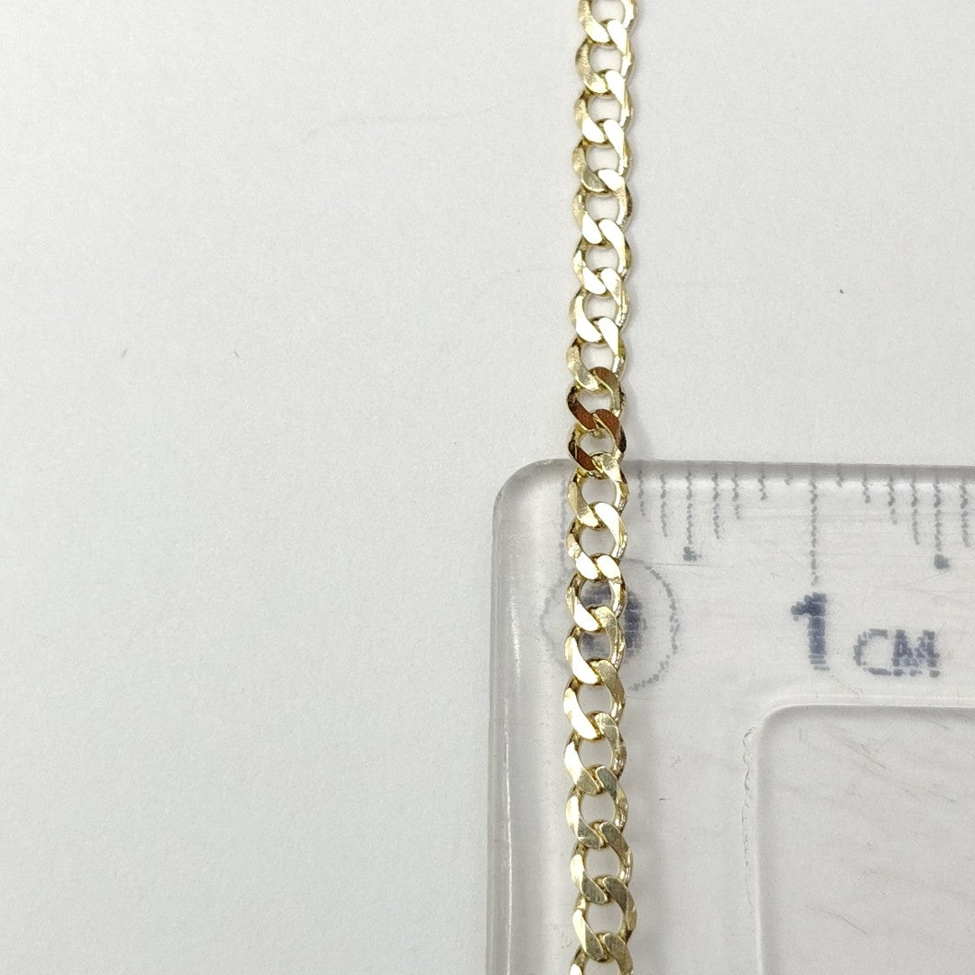 PULSERA BARBADA 14K 21 CM 2.3 GR (NUEVO)