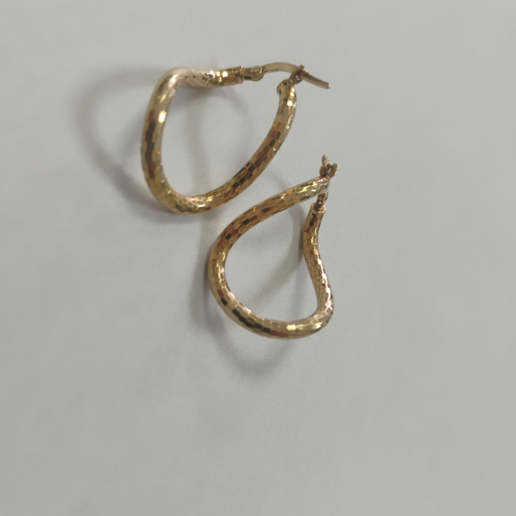 ARRACADAS PAR ORO 10 K 1.7 GRMS (SEMINUEVO)