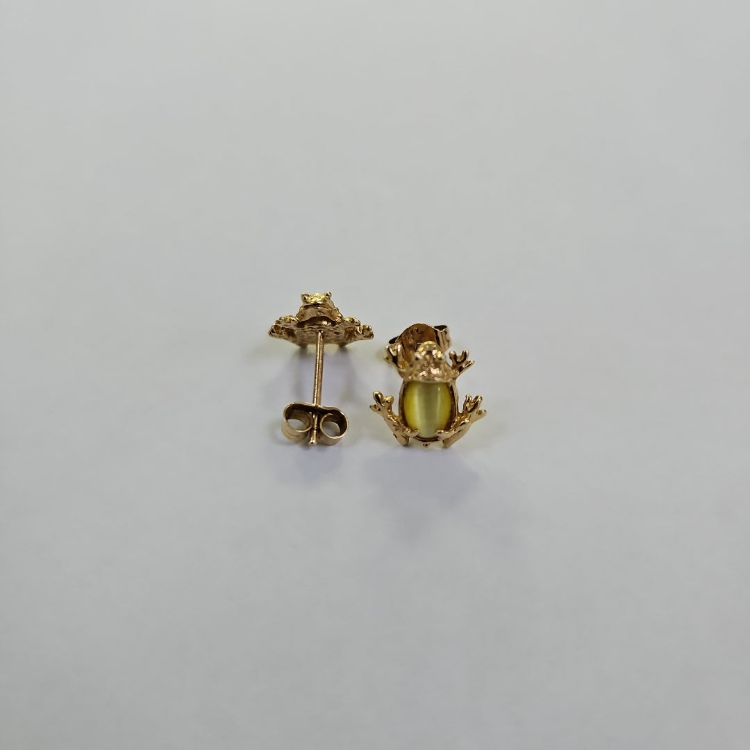 ARETES PAR ORO 14 K 2 GRMS (SEMINUEVO)