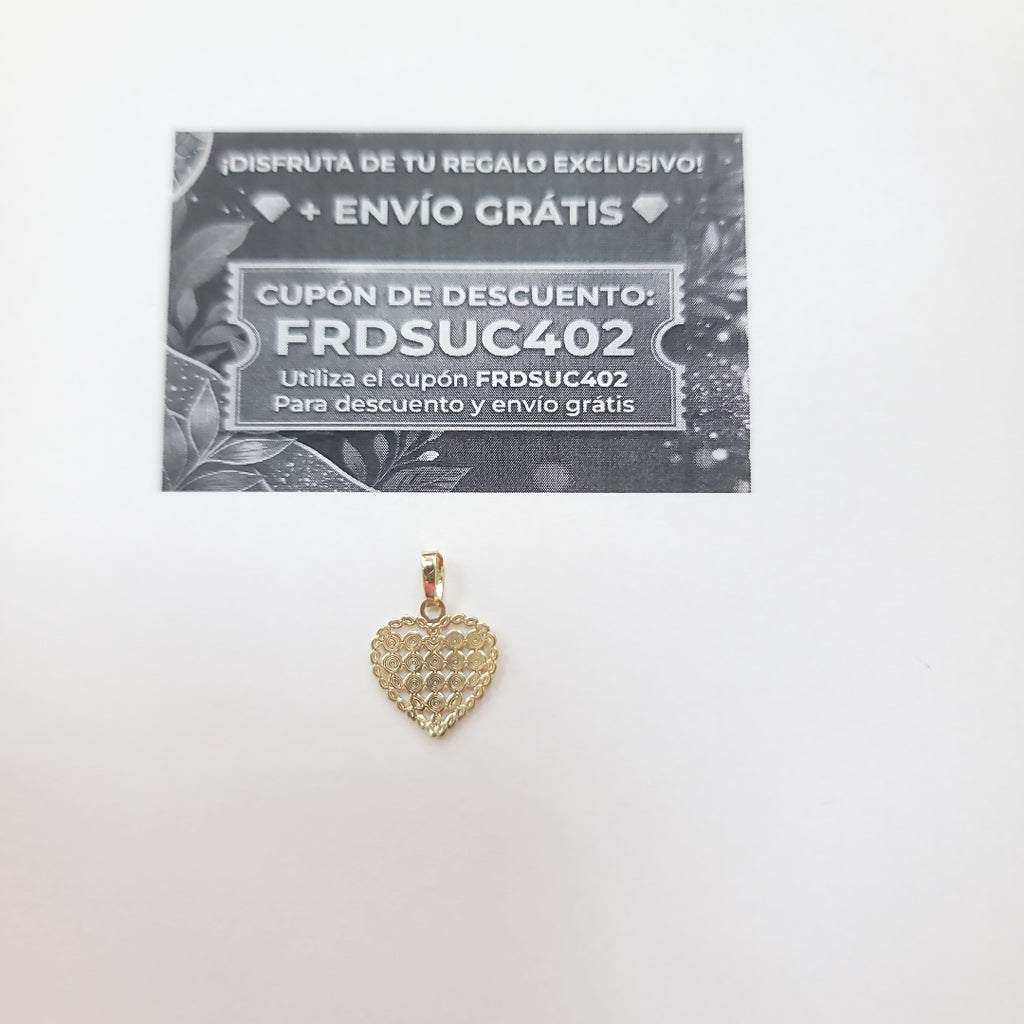DIJE FIG CORAZON 14K 0.8 GR (NUEVO)