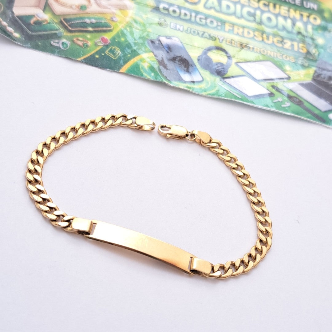 ESCLAVA ORO 14 K 4.9 GRMS (SEMINUEVO)