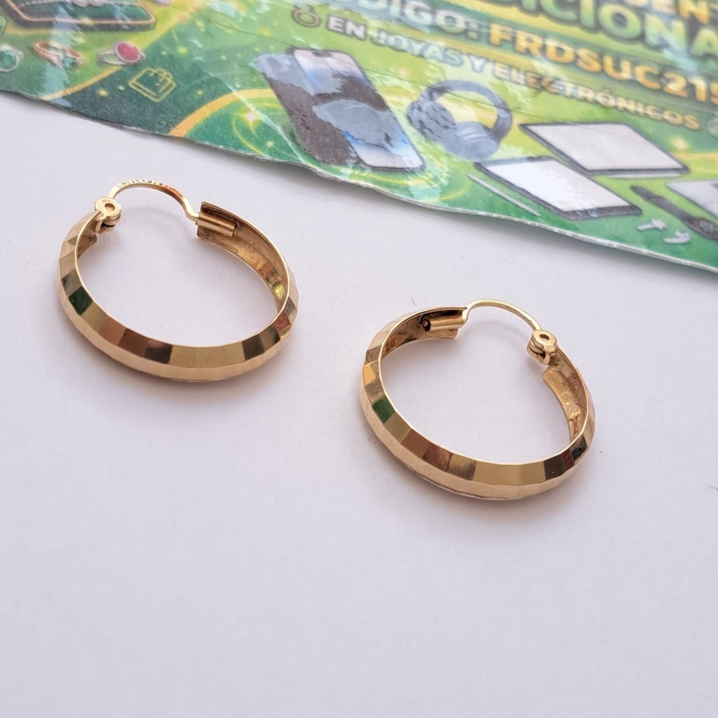 ARRACADAS PAR ORO 10 K 2.6 GRMS (SEMINUEVO)