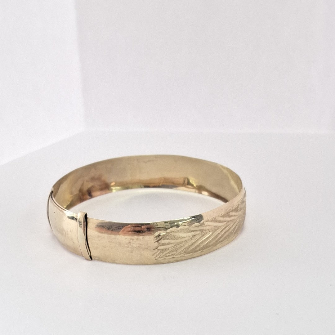 PULSERA RIGIDA ORO 10 K 10 GRMS (SEMINUEVO)