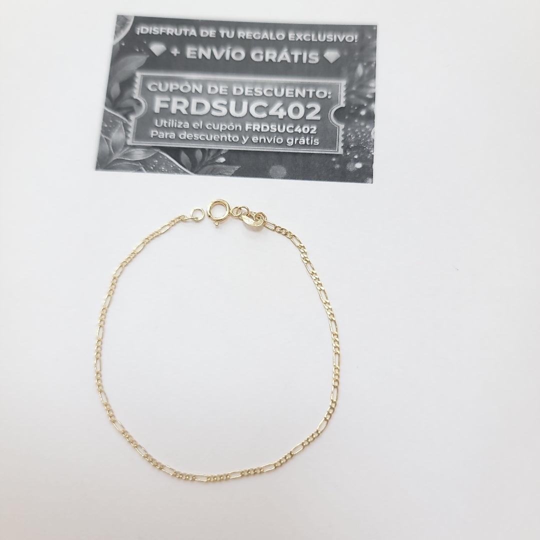 PULSERA 3X1 14K 18 CM 0.9 GR (NUEVO)