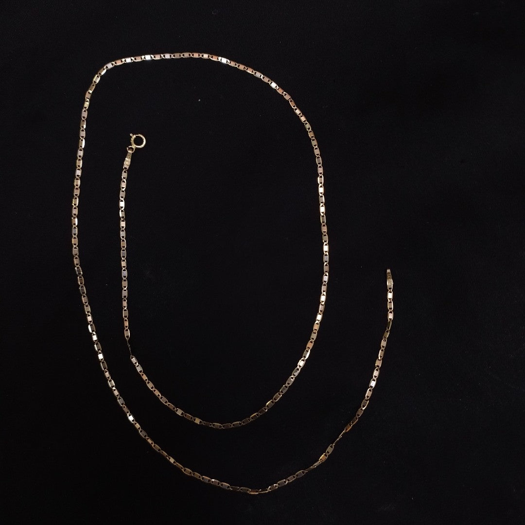 CADENA ORO COMBINADO 14 K 1.5 GRMS (SEMINUEVO)
