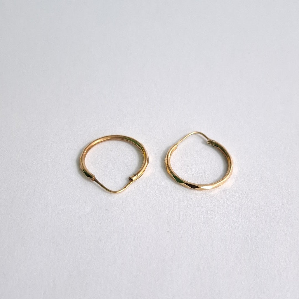 ARRACADAS PAR ORO 14 K 1.1 GRMS (SEMINUEVO)