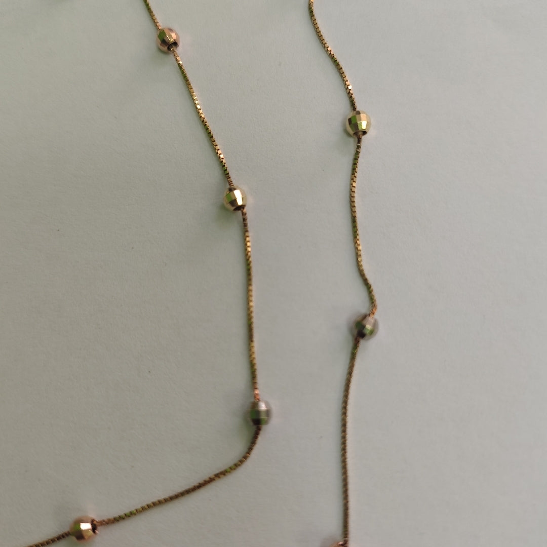 GARGANTILLA ORO, ORO COMBINADO 10 K 2.3 GRMS (SEMINUEVO)