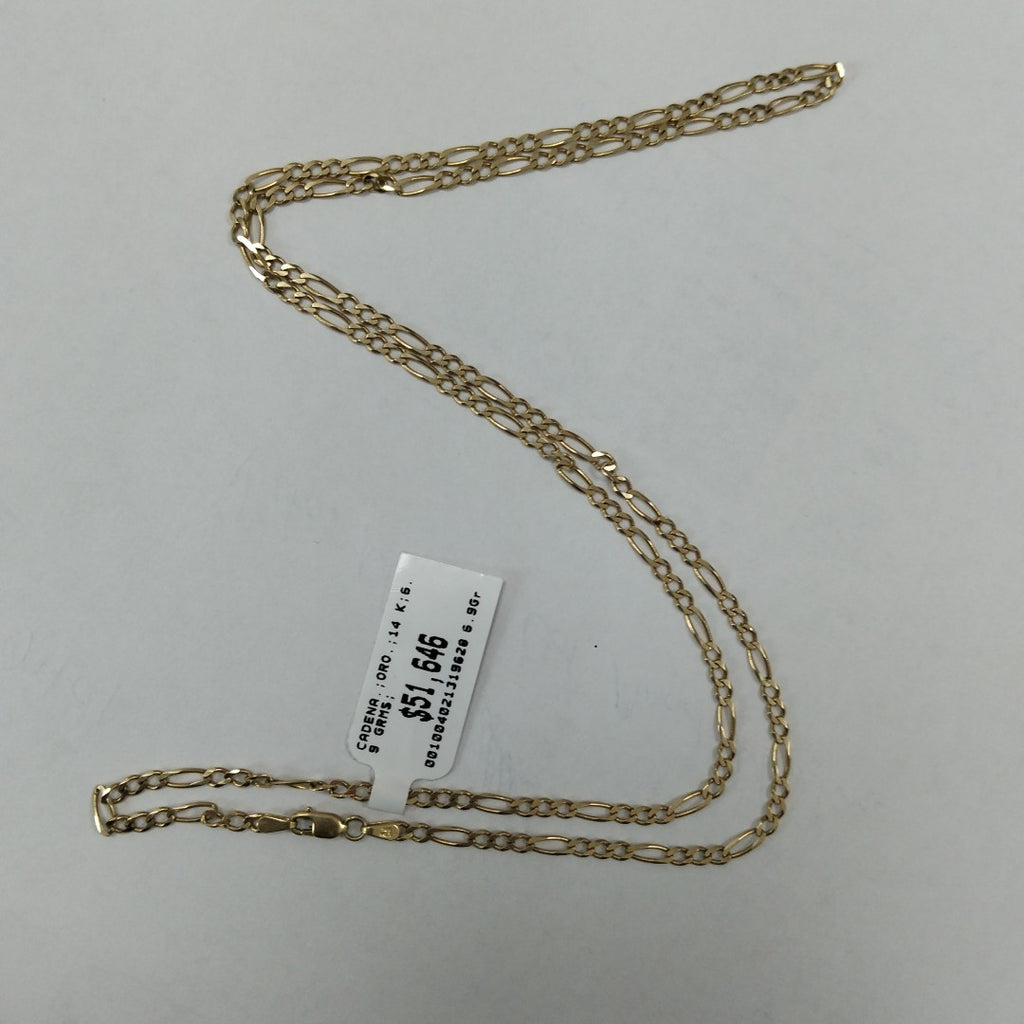 CADENA ORO 14 K 6.9 GRMS (SEMINUEVO)