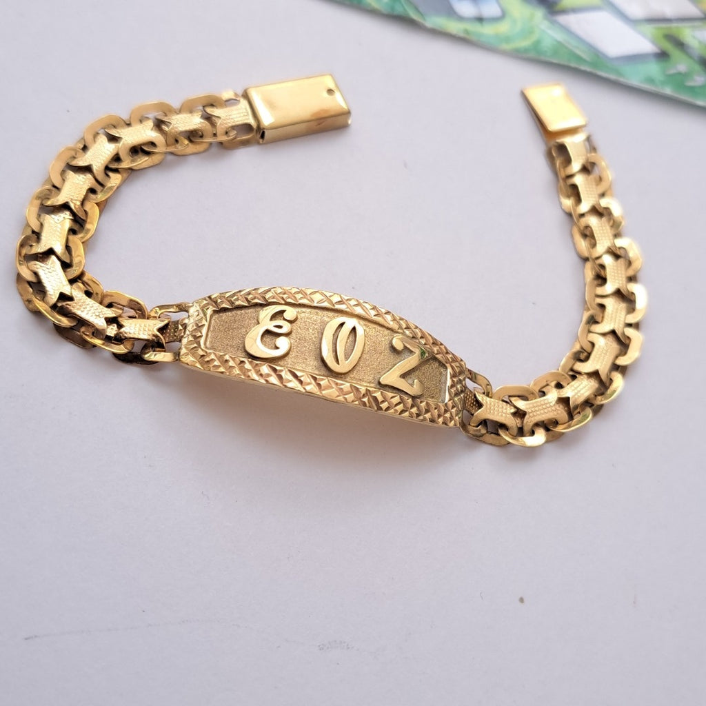 ESCLAVA ORO 10 K 9.7 GRMS (SEMINUEVO)