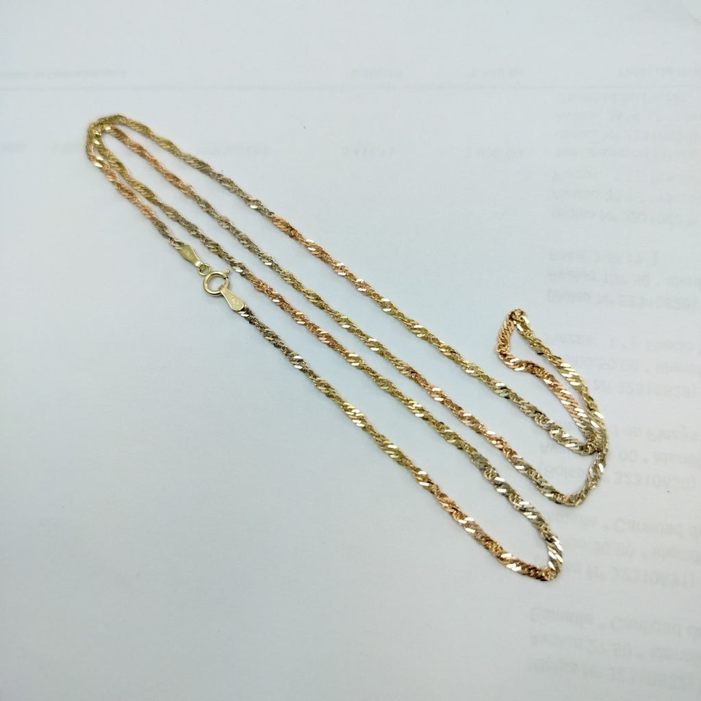 CADENA ORO,ORO COMBINADO 10 K 3,30 GRMS (SEMINUEVO)