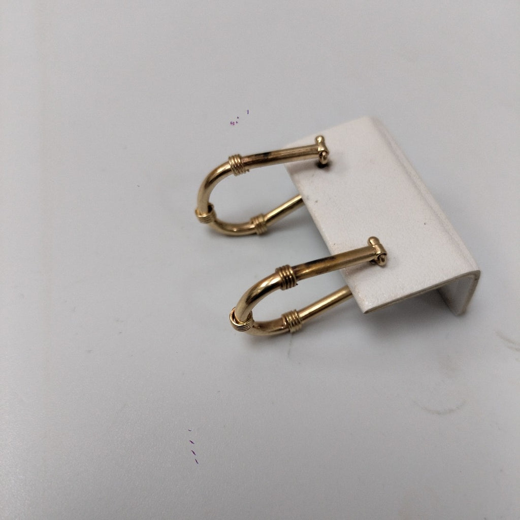 ARRACADAS PAR ORO 14 K 2.7 GRMS (SEMINUEVO)