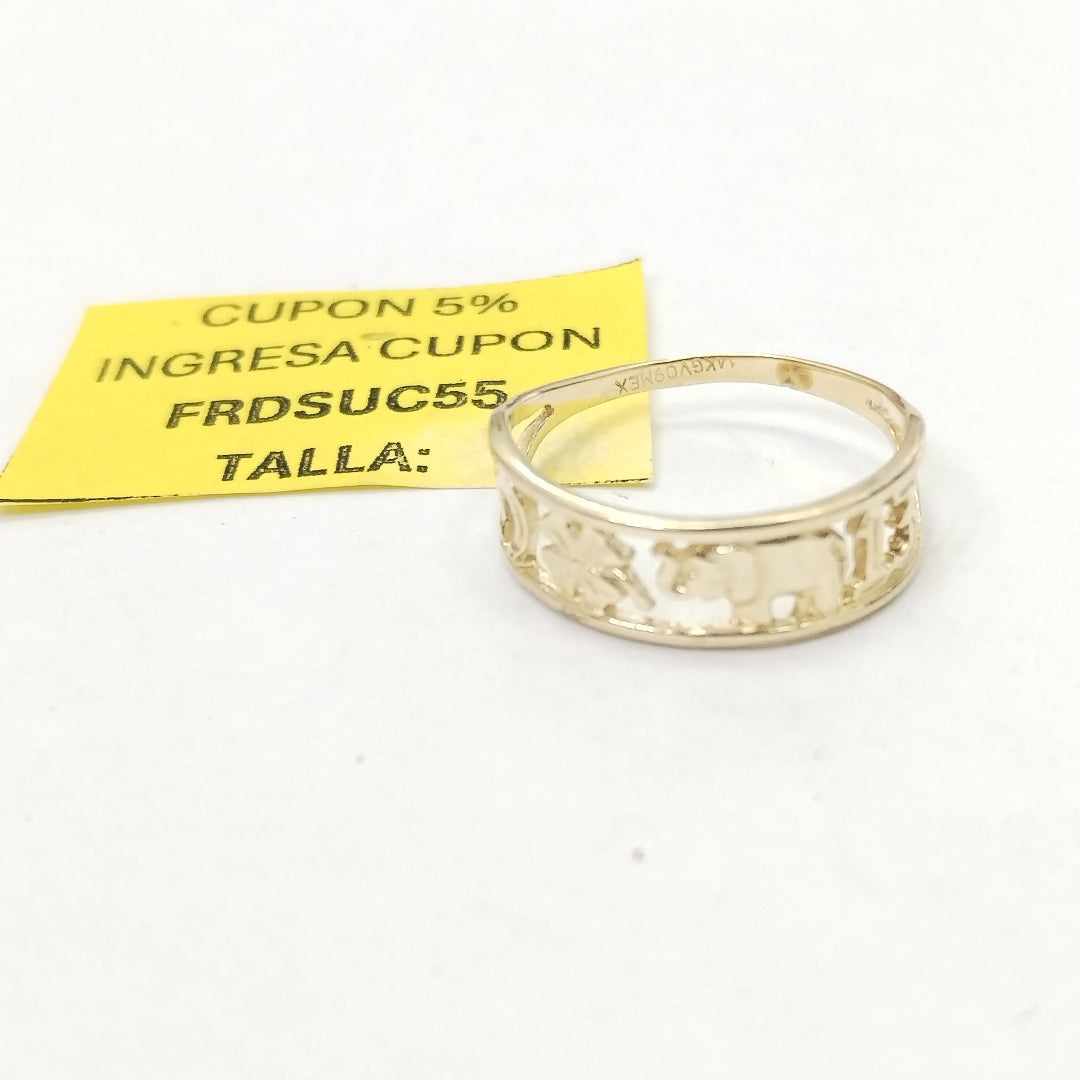 ANILLO ORO 14 K 1,70 GRMS (SEMINUEVO)