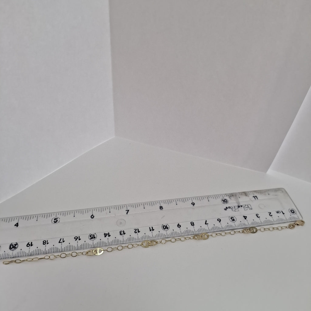 PULSERA ESPECIAL 14K 21 CM 1.9 GR (NUEVO)