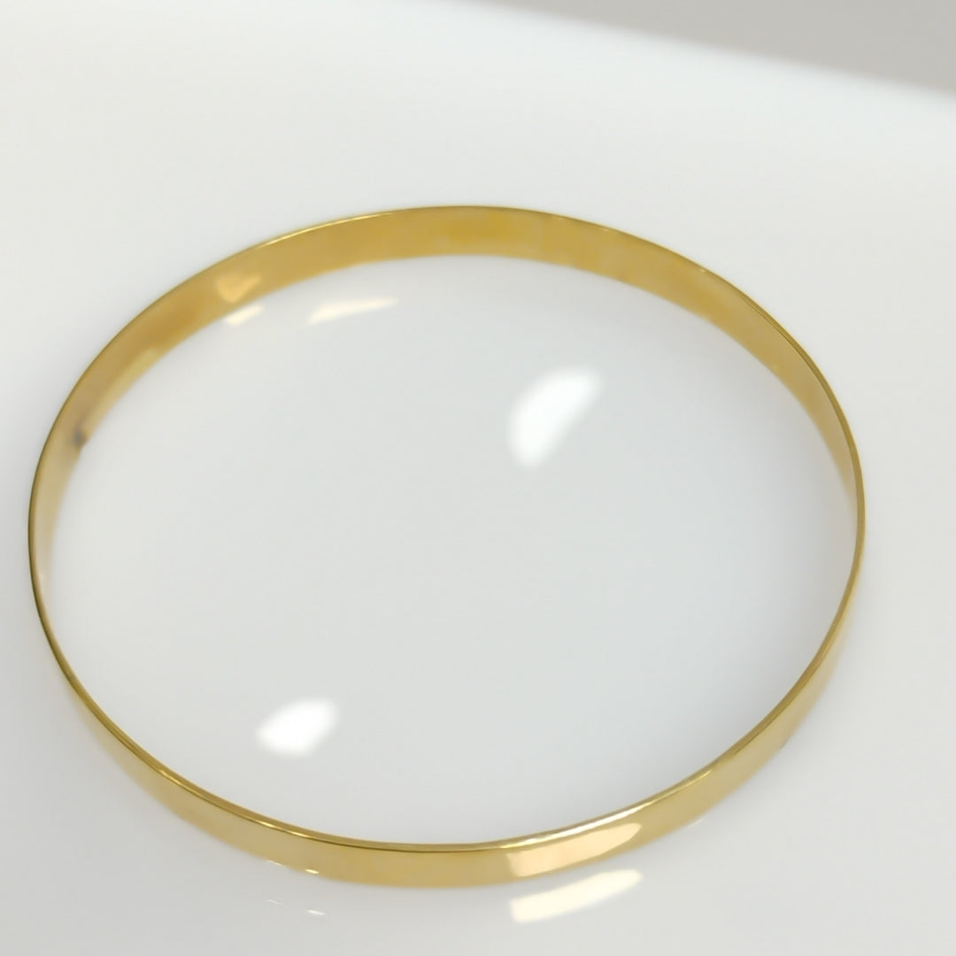 PULSERA RIGIDA ORO MUY BAJO 8 K 11,30 GRMS (SEMINUEVO)