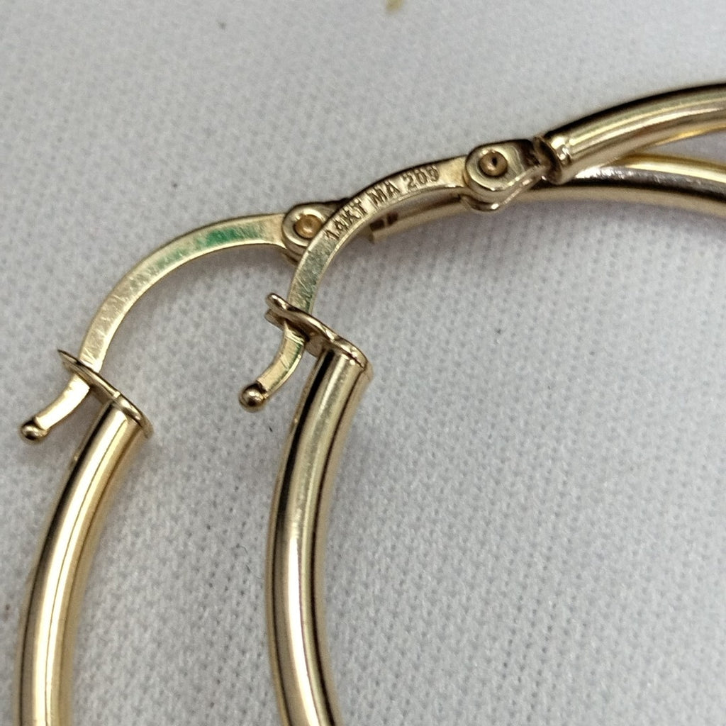 ARRACADAS PAR ORO 14 K 1,80 GRMS (SEMINUEVO)