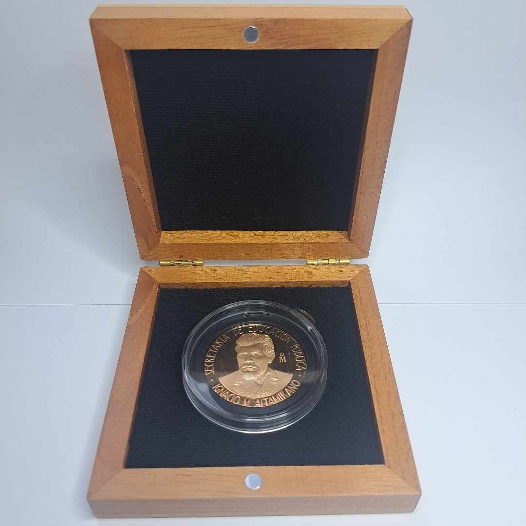 MEDALLA CONMEMORATIVA ORO 21 K 42,00 GRMS (SEMINUEVO)
