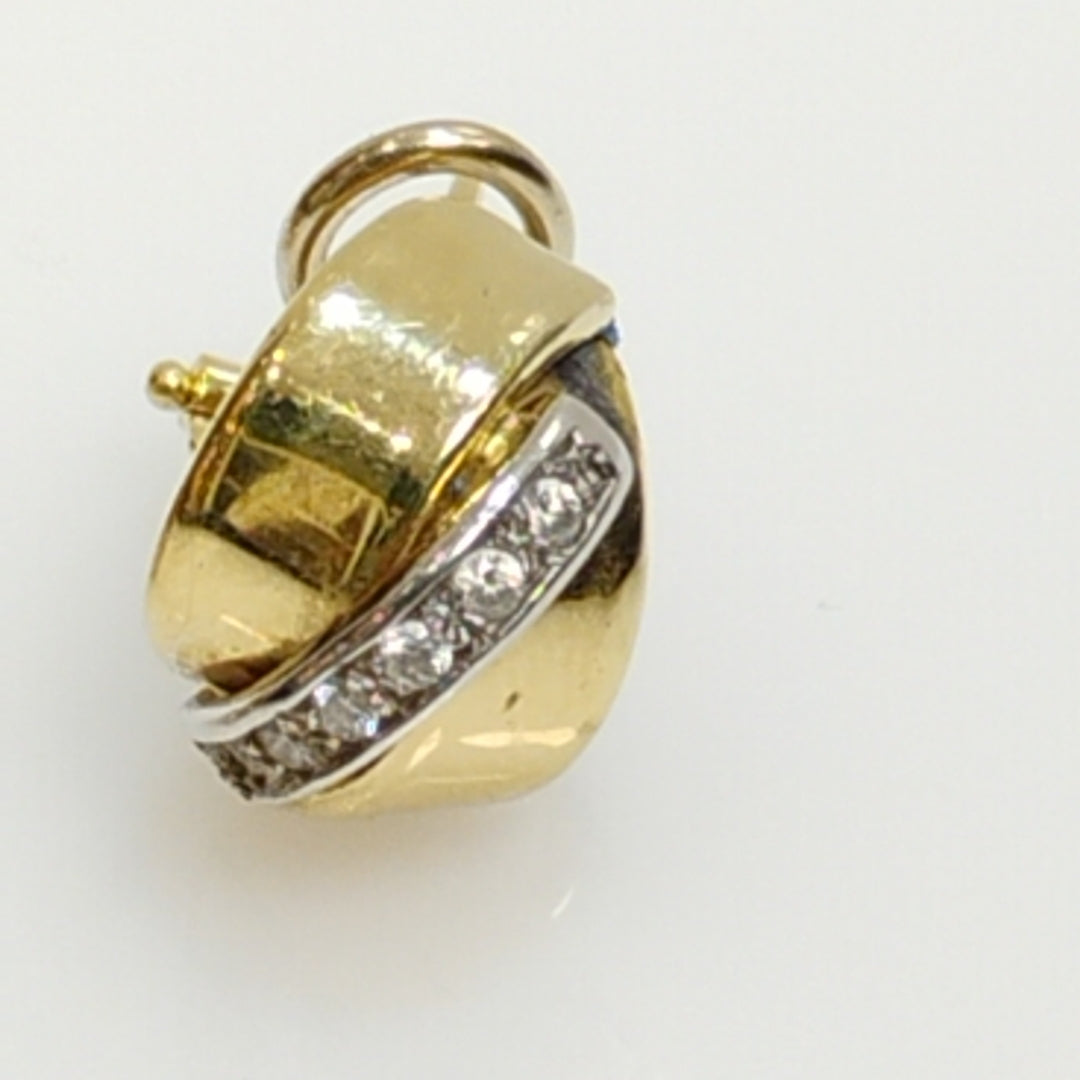 ARETES PAR ORO 14 K 5,10 GRMS (SEMINUEVO)