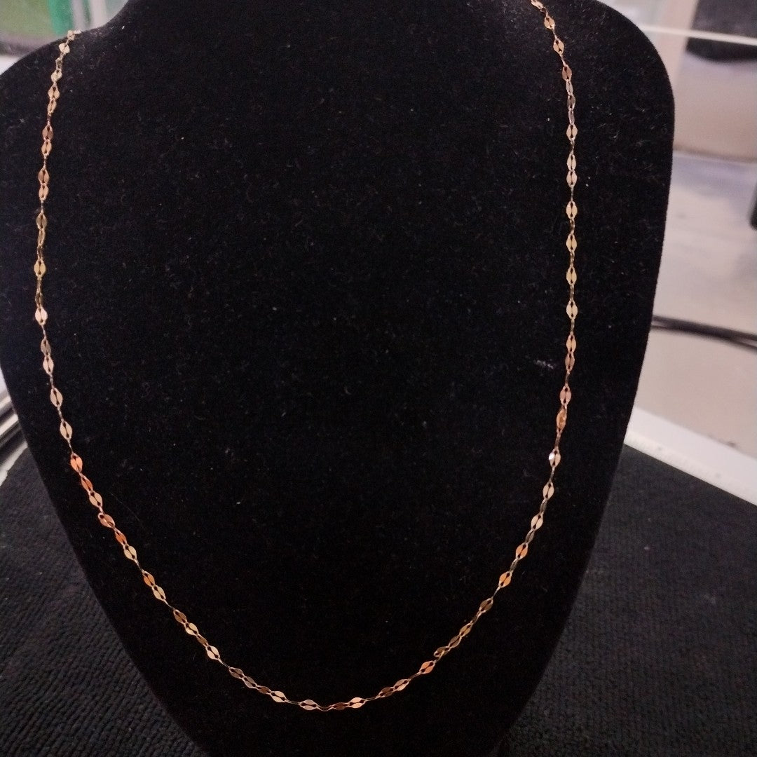 CADENA ORO COMBINADO 10 K 1.1 GRMS (SEMINUEVO)