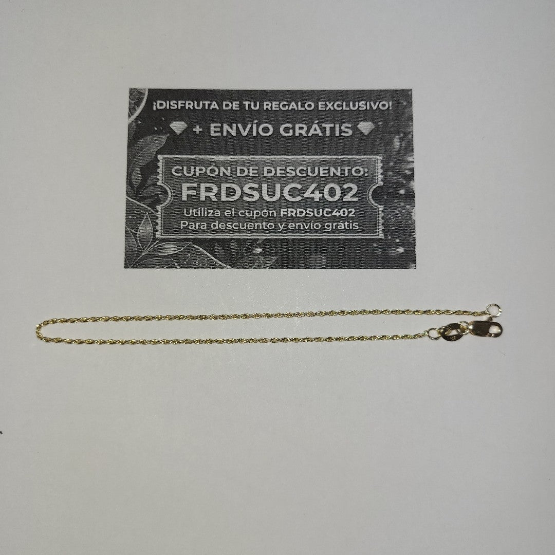 PULSERA TORZAL 14K 21 CM 1.4 GR (NUEVO)