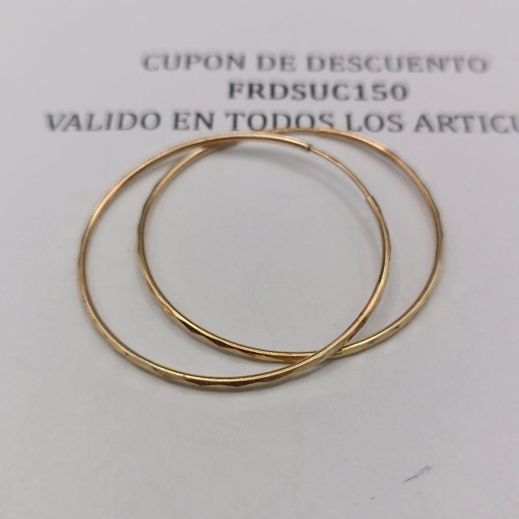 ARRACADAS PAR ORO 10 K 1.9 GRMS (SEMINUEVO)