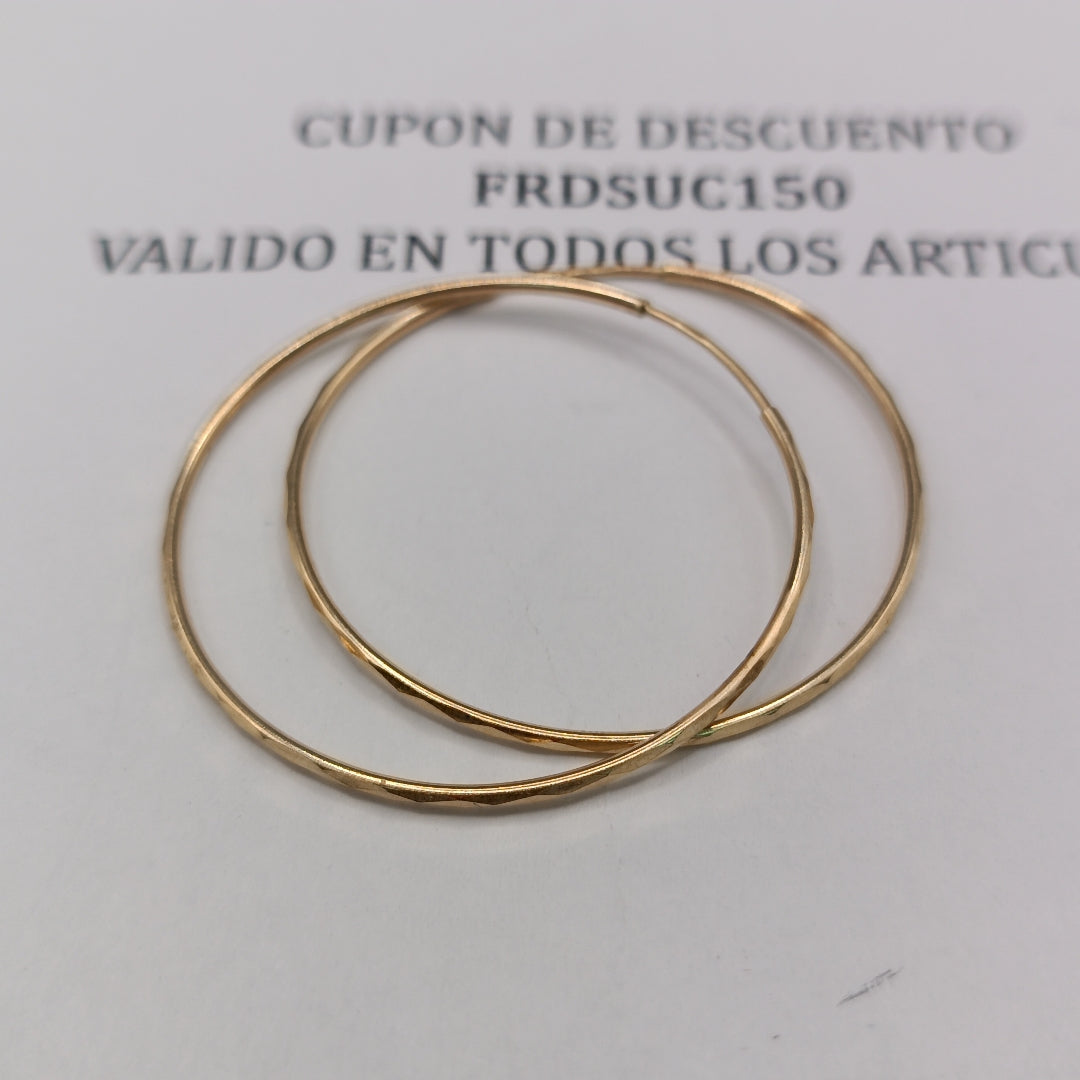 ARRACADAS PAR ORO 10 K 1.9 GRMS (SEMINUEVO)