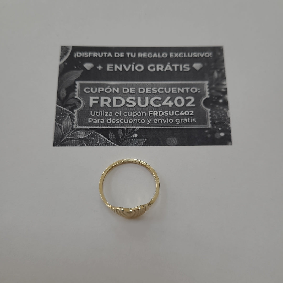 ANILLOS CORAZON 14K TALLA 8 1.8 GR (NUEVO)