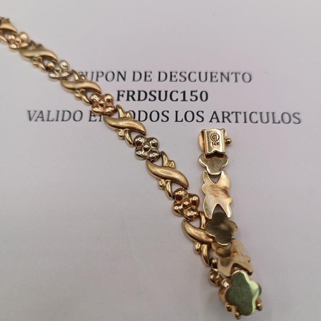 PULSERA ORO 14 K 10.7 GRMS (SEMINUEVO)