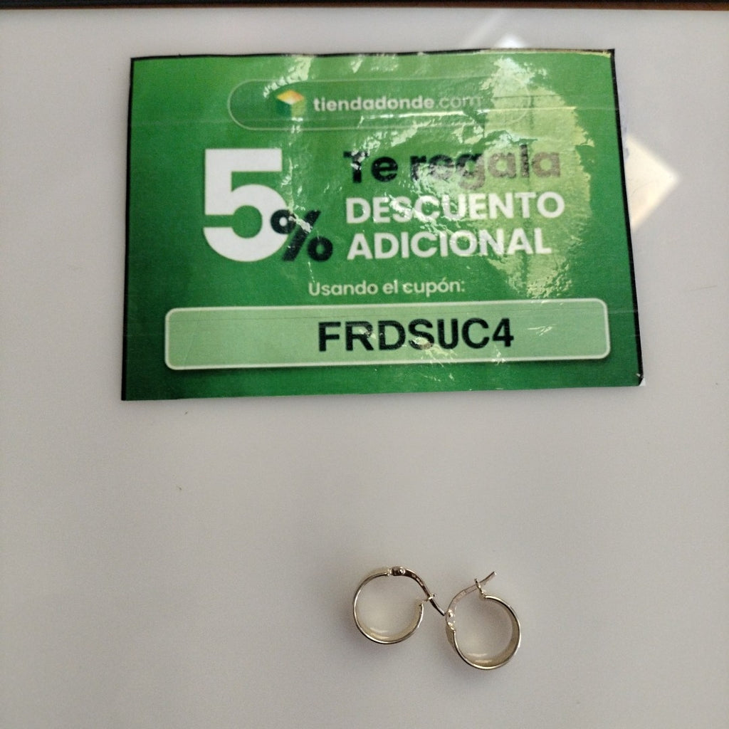 ARRACADAS ORO 10K 1.5 (NUEVO)