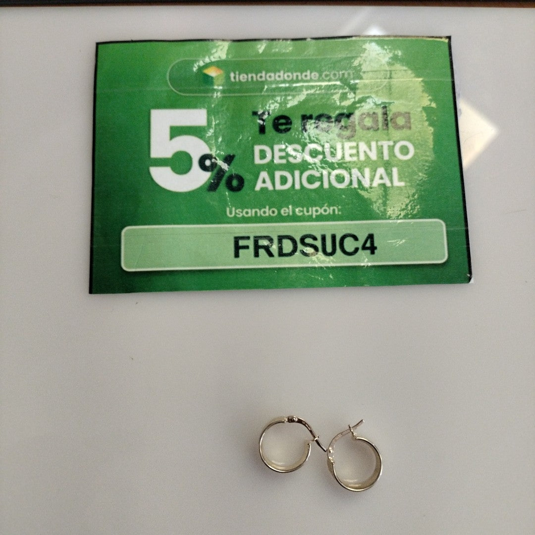 ARRACADAS ORO 10K 1.5 (NUEVO)