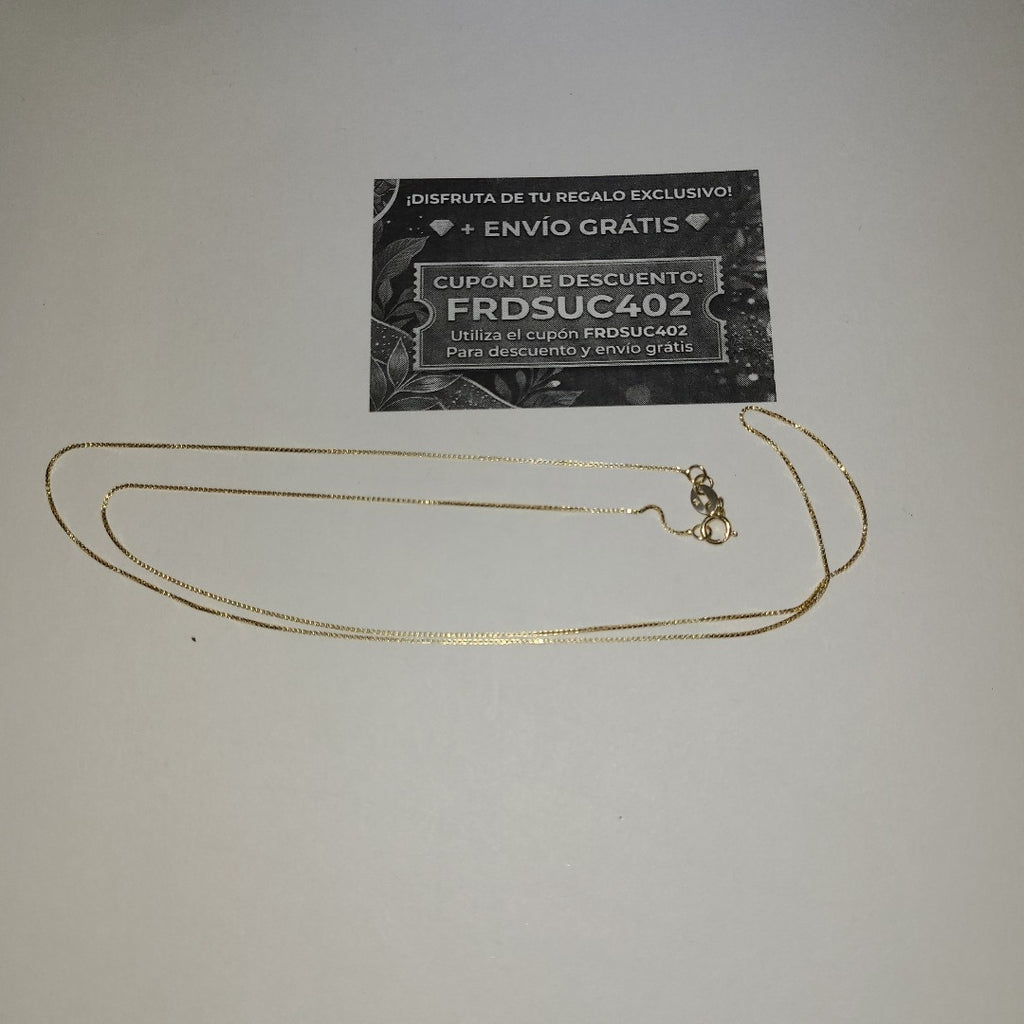 CADENA VENECIANO 14K 55 CM 1.8 GR (NUEVO)