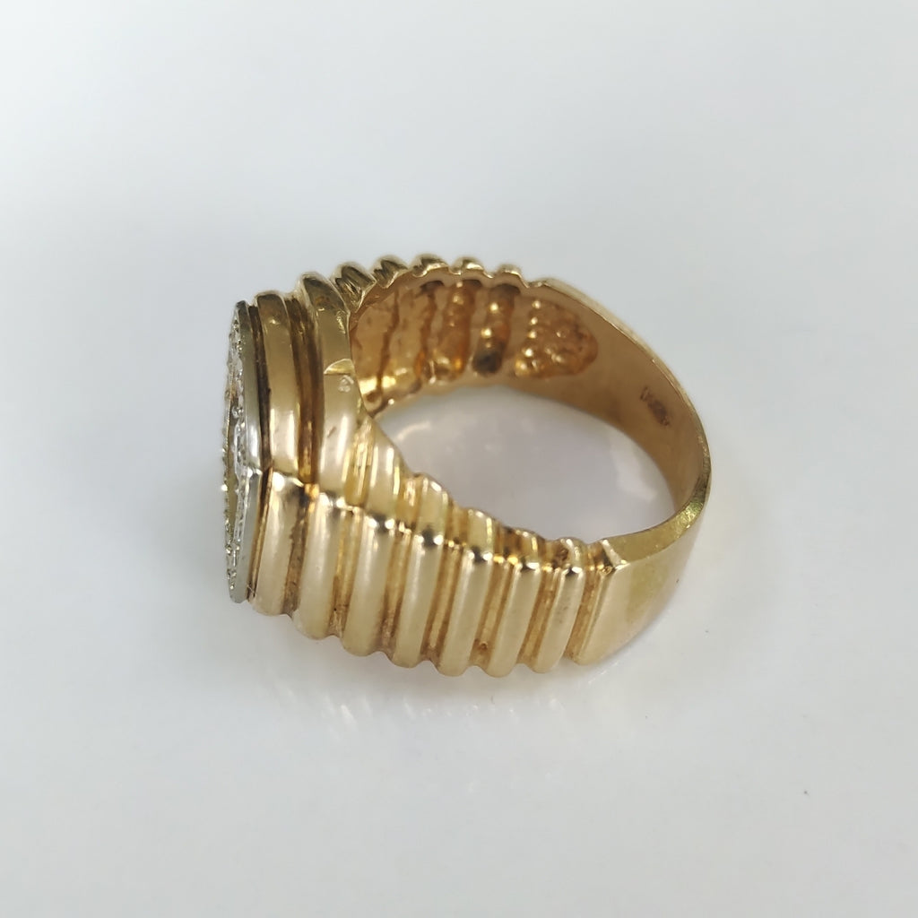 ANILLO ORO 14 K 12.5 GRMS (SEMINUEVO)